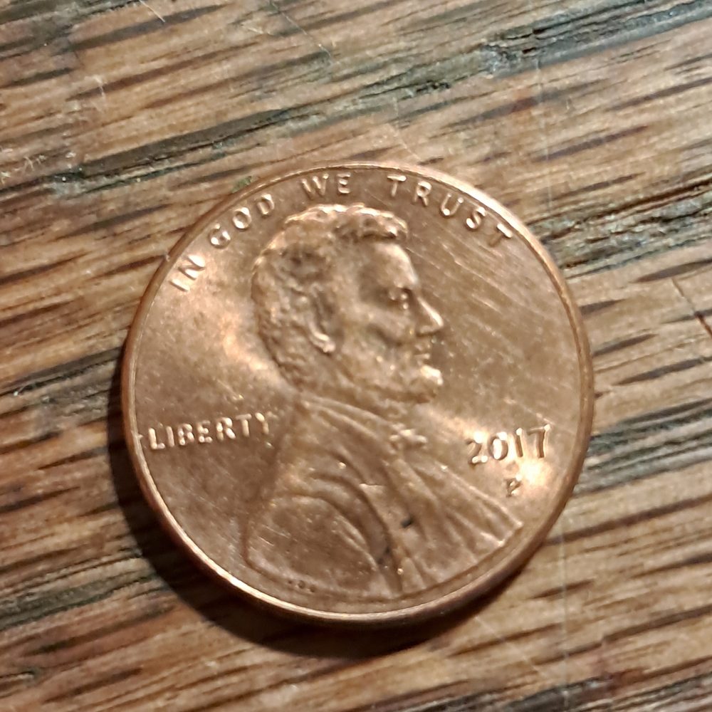 2017 Lincoln Penny Coin